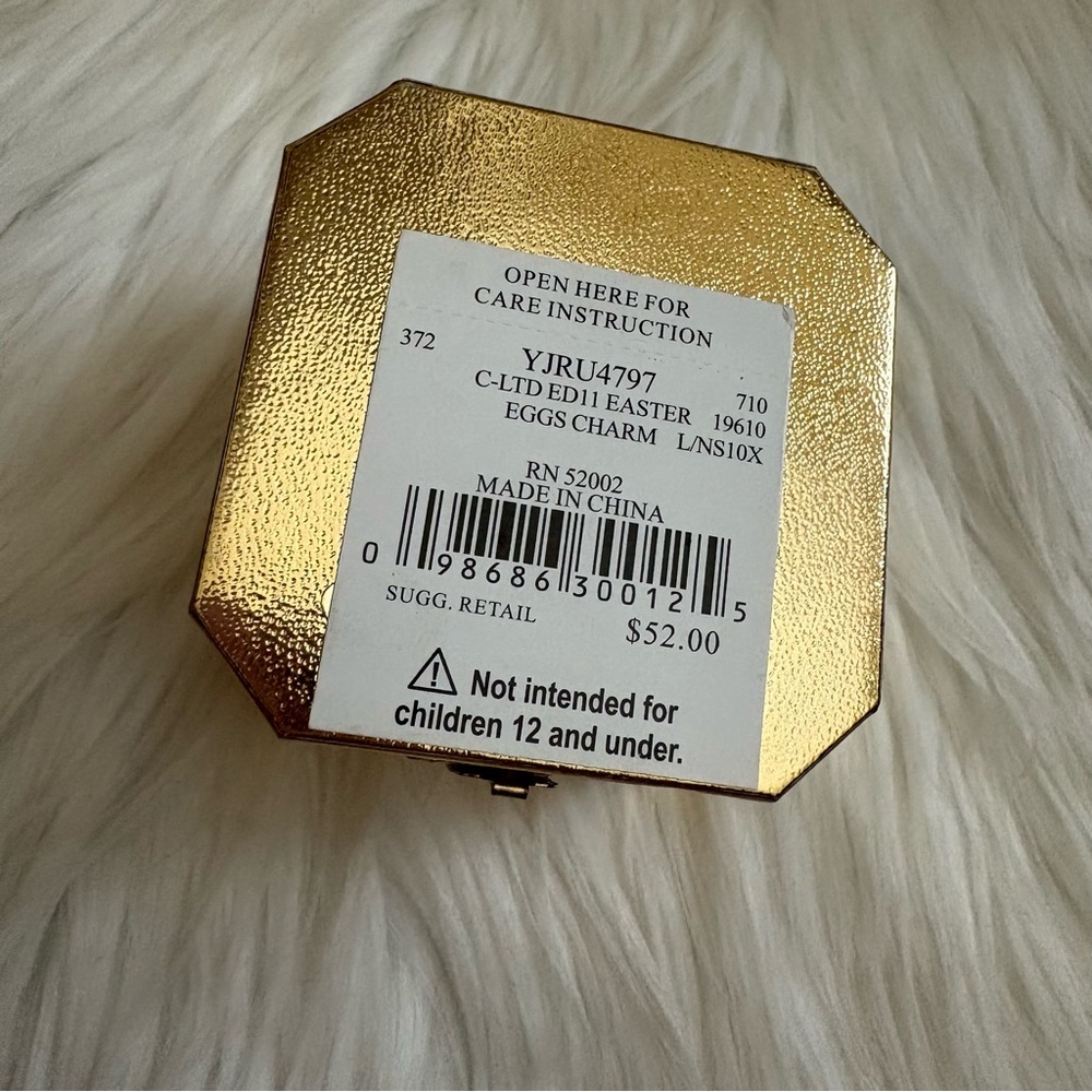 Authentic 2011 Juicy Couture Colorful Easter Egg Carton Charm - Picture 6 of 6